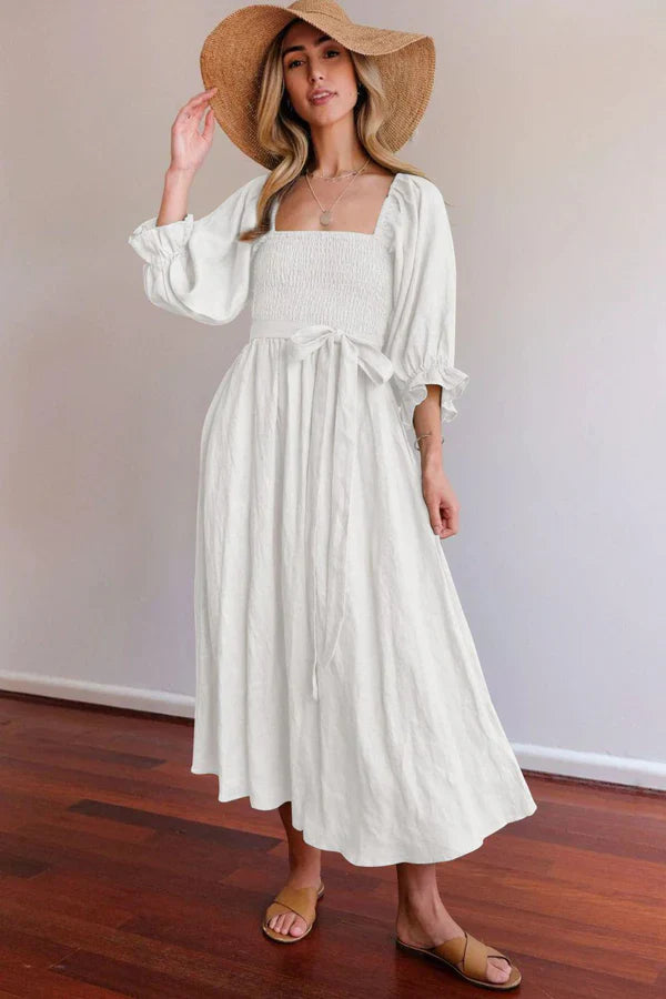 Ophelia Kollu Midi Elbise