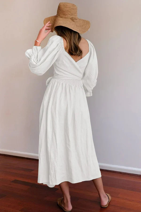 Ophelia Kollu Midi Elbise
