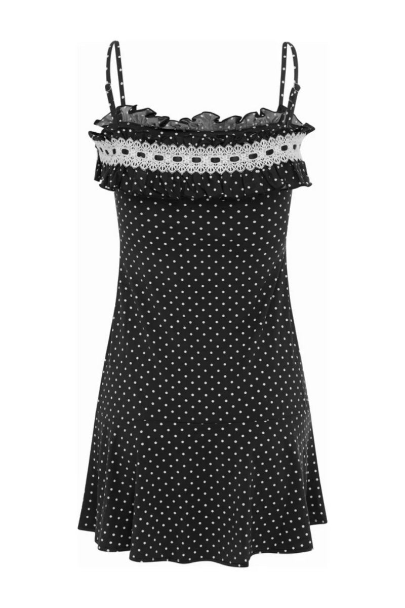 Zoe Polka Dots Mini Elbise