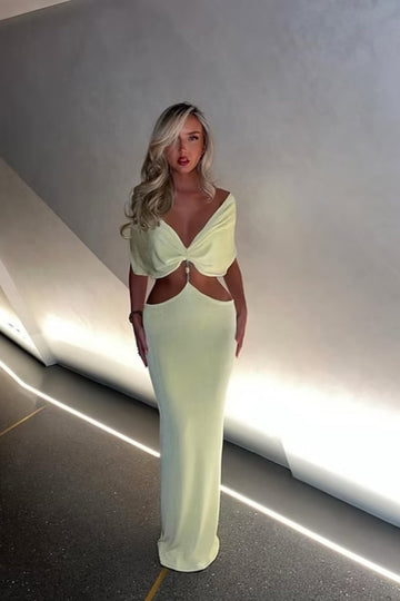 Limon Perla Uzun Elbise