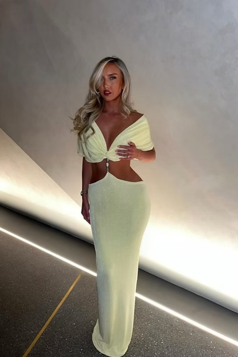 Limon Perla Uzun Elbise