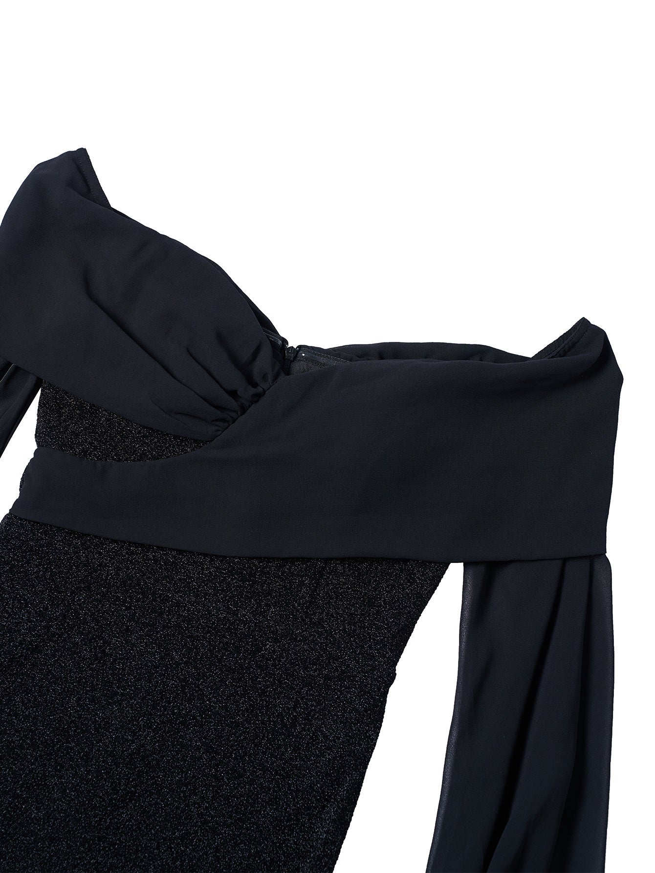 Leila trägerloses Meerjungfrauen-Maxikleid mit schulterfreiem Ausschnitt
