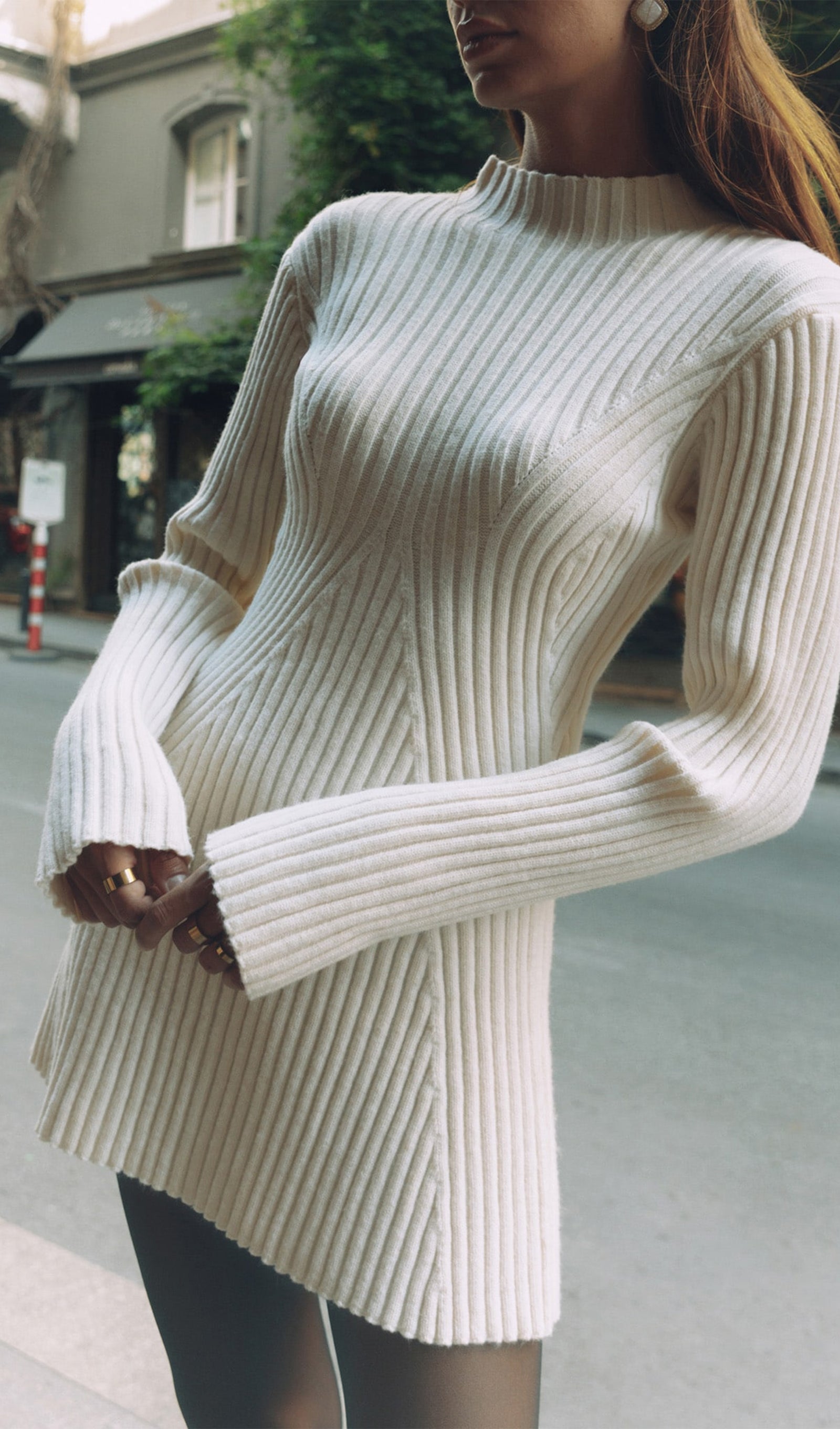 Ribana Jersey A-Siluet Mini Elbise