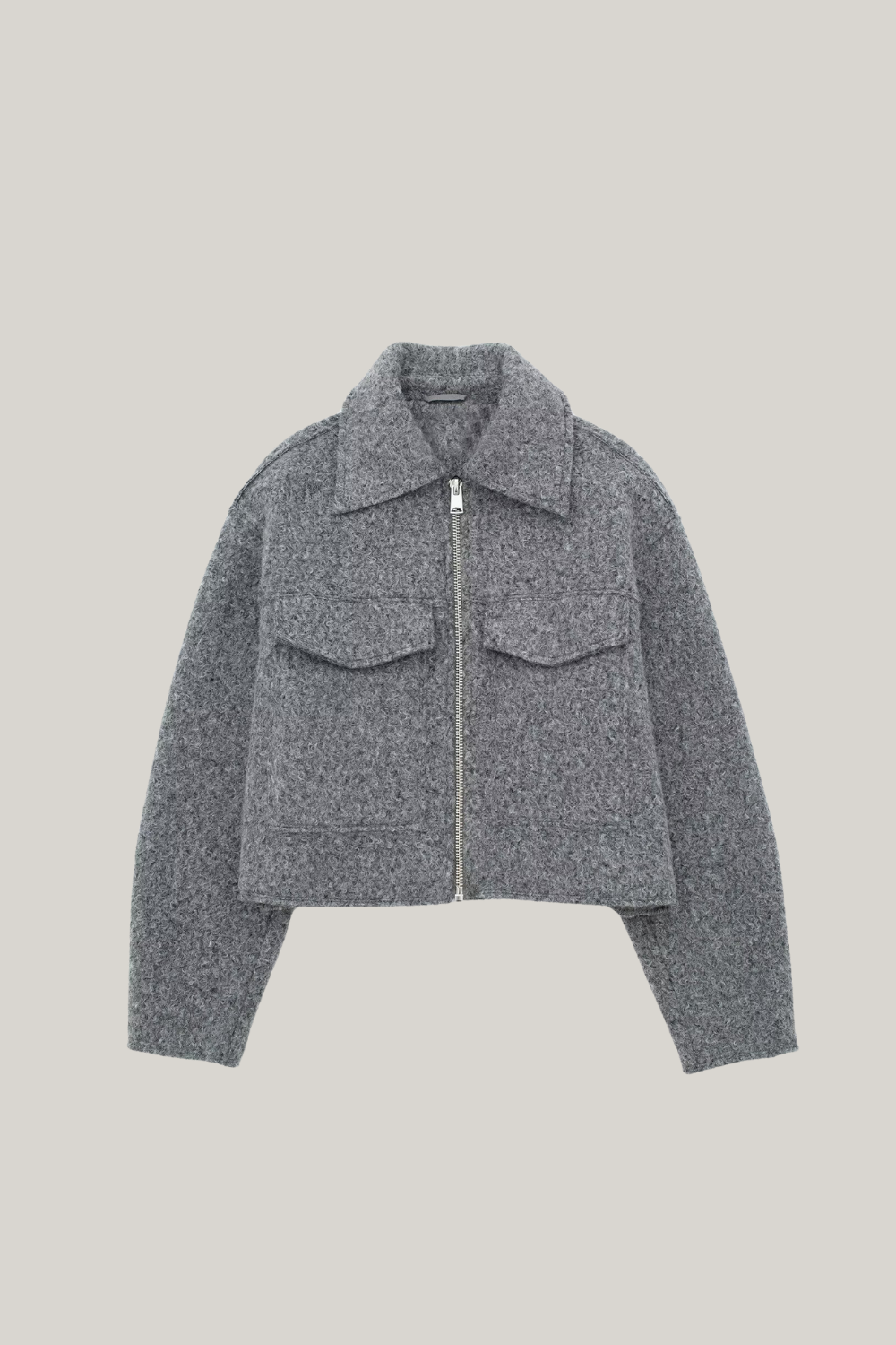 Polo Collar Short Jacket
