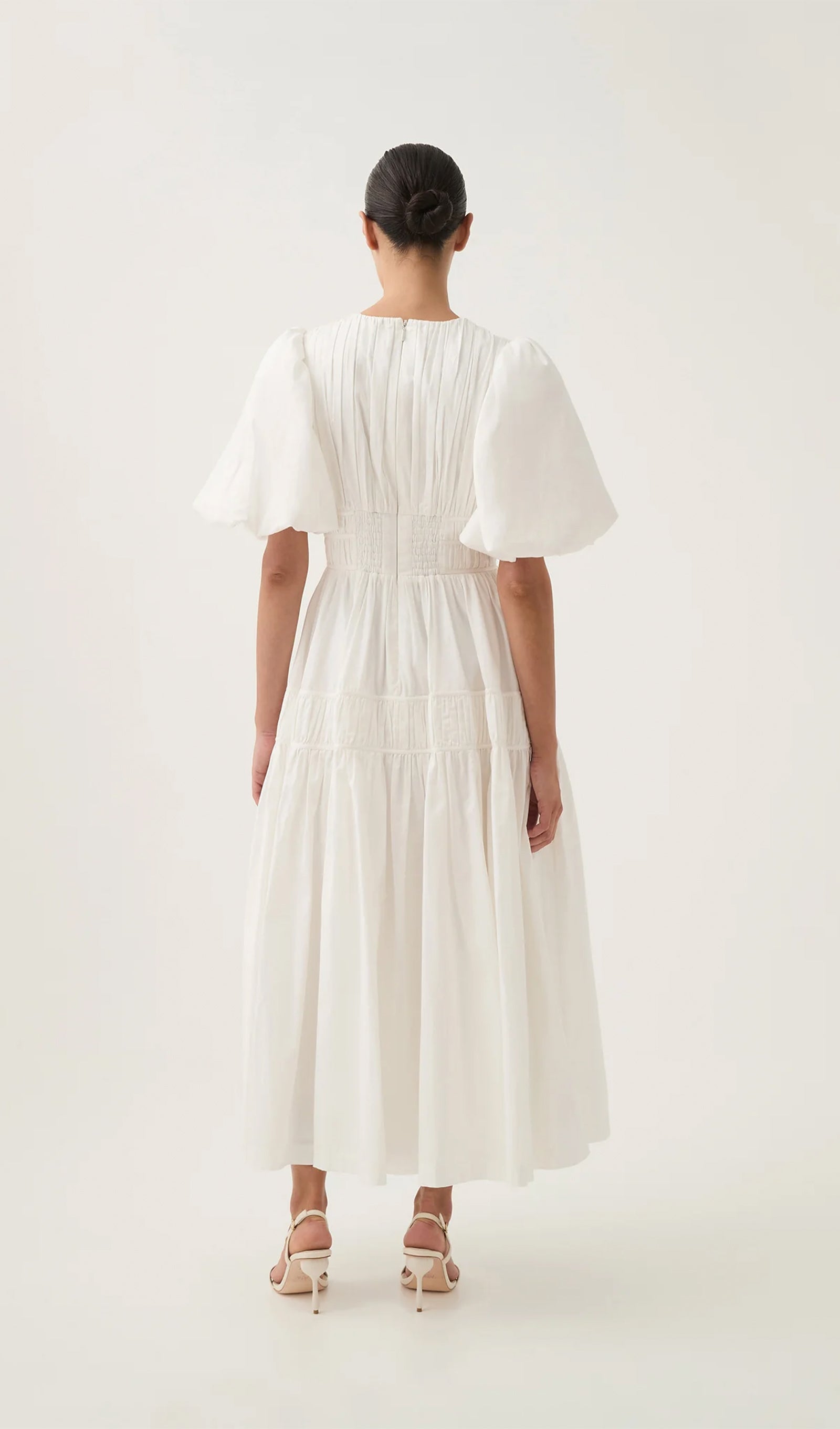 Fallingwater Ruffled Midi Dress