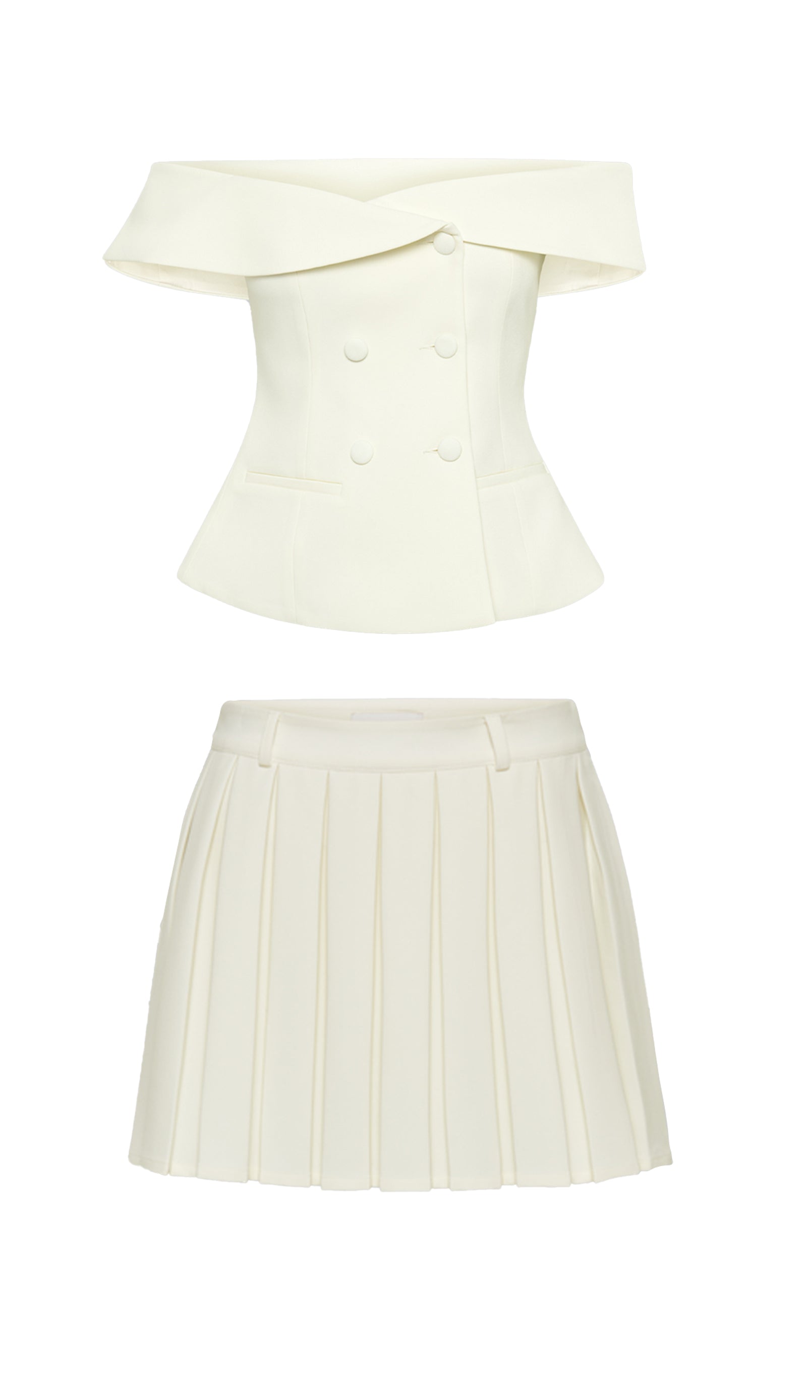 Minikleid Zweiteiler 