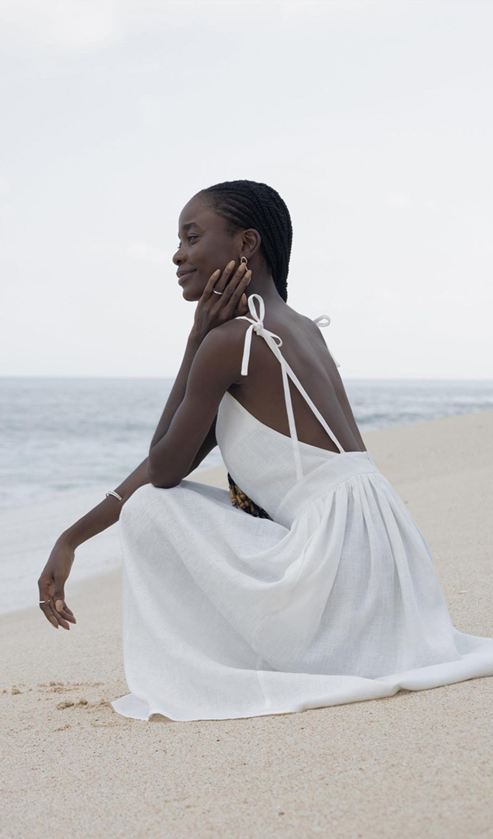 Bella Cotton A-Line Midi Dress