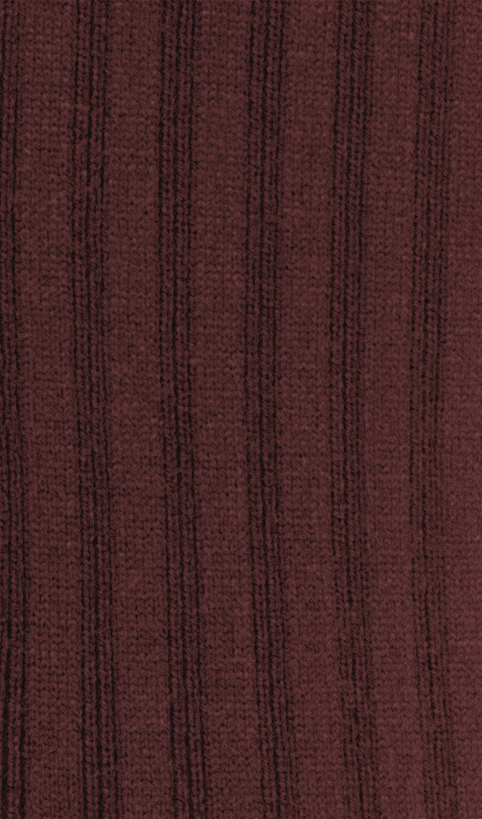 Jersey Ruffle Collar Midi Dress - Reddish Brown 