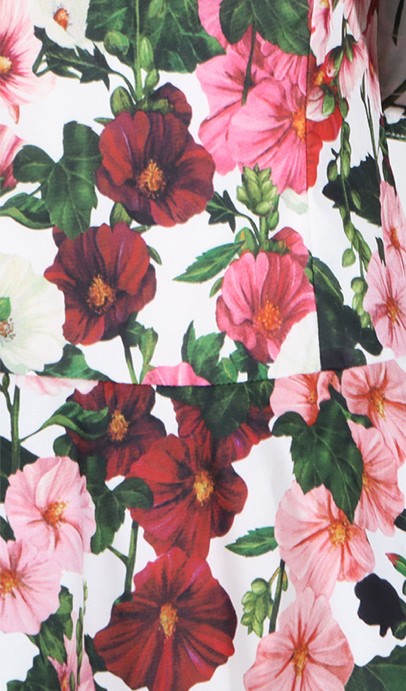 Cold Shoulder Floral Slip Mini Dress