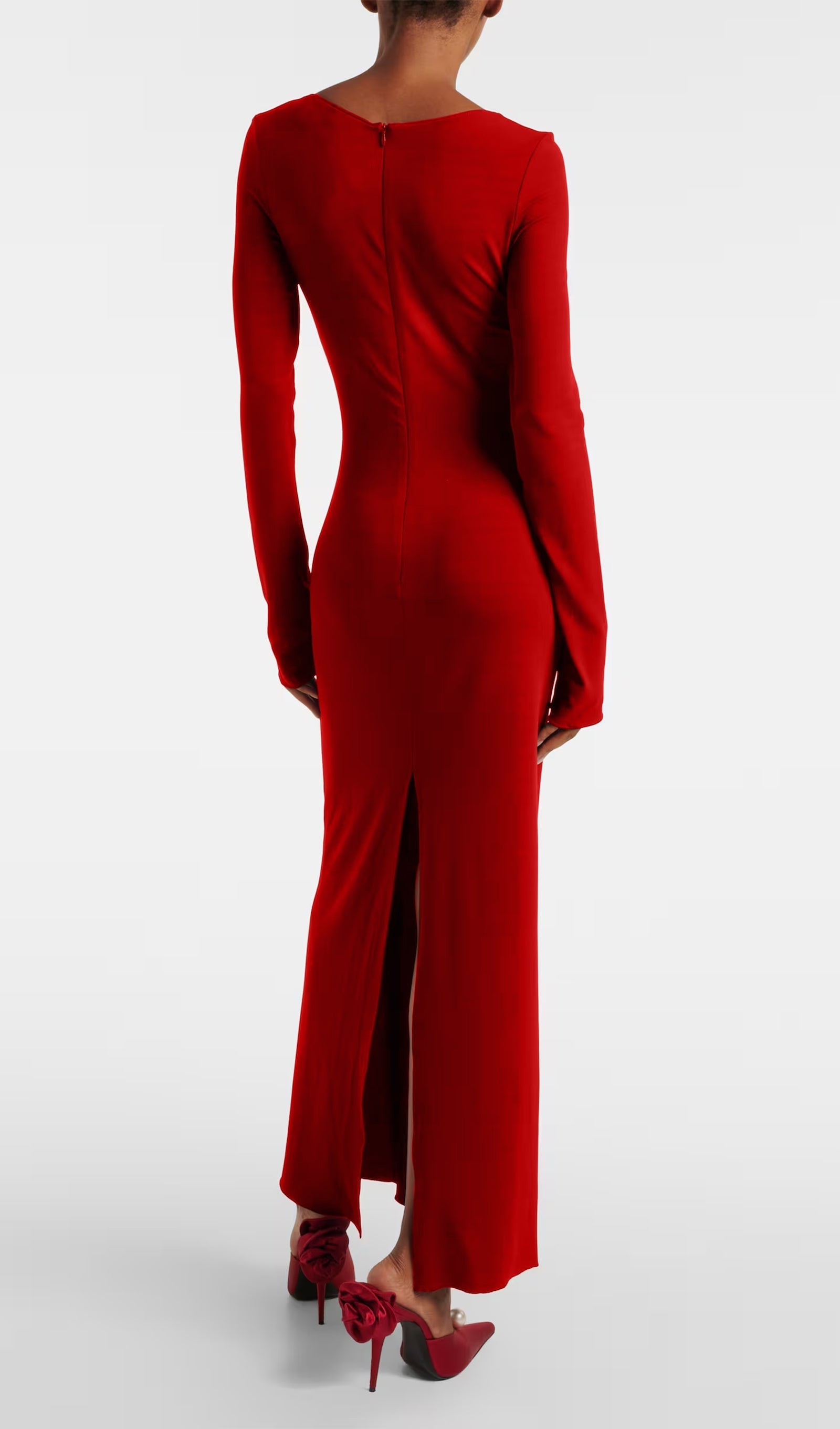 Maxikleid aus Jersey mit Blumenmuster 