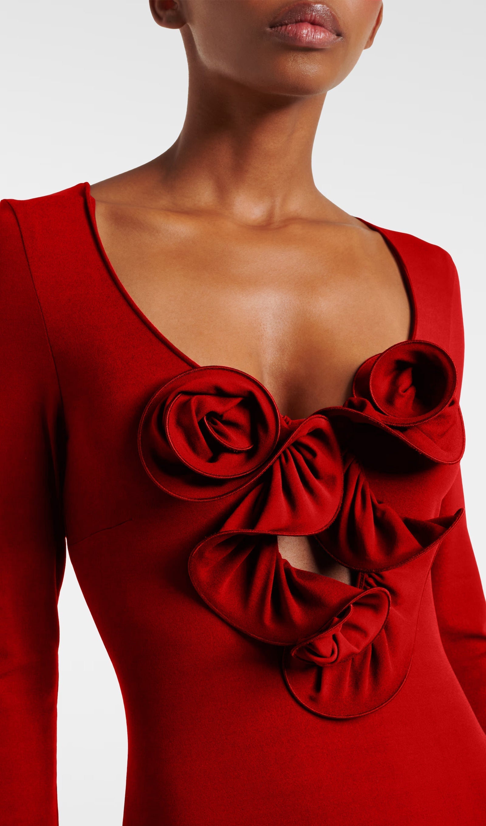 Maxikleid aus Jersey mit Blumenmuster 