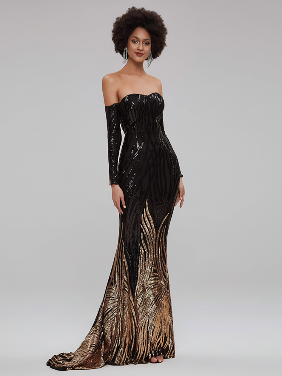 Ines Meerjungfrauen-Maxikleid