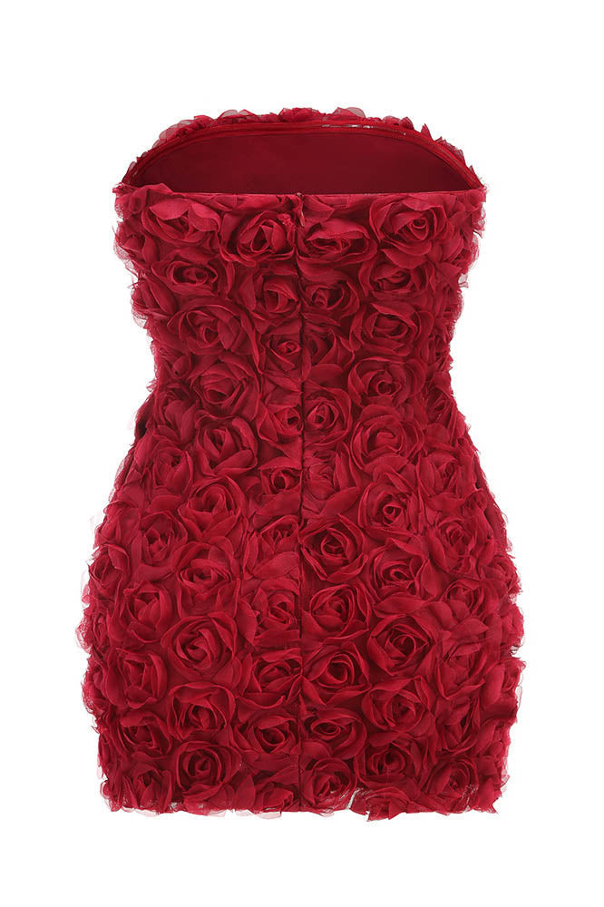 Blossom Flame Mini Elbise
