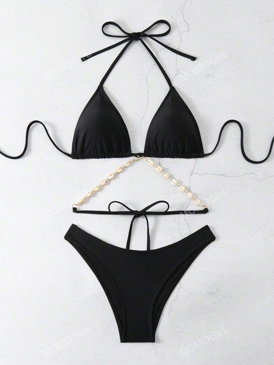 Zincir Detaylı Bikini Takımı