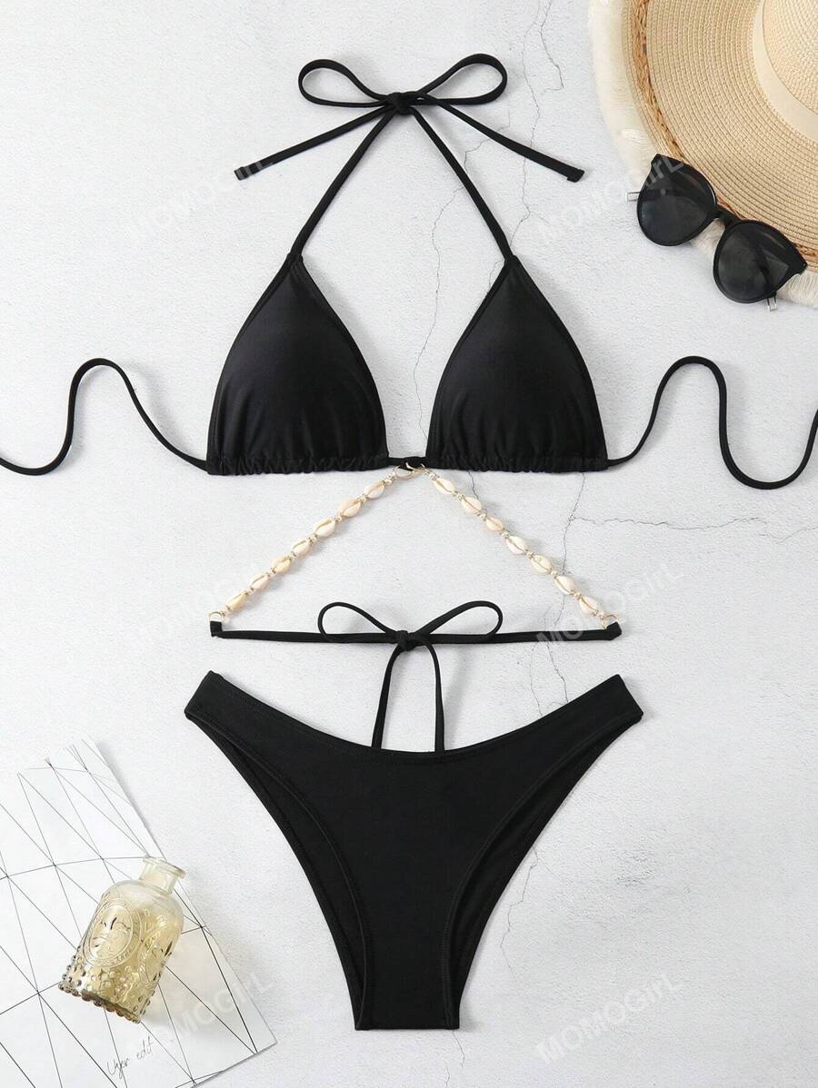 Zincir Detaylı Bikini Takımı