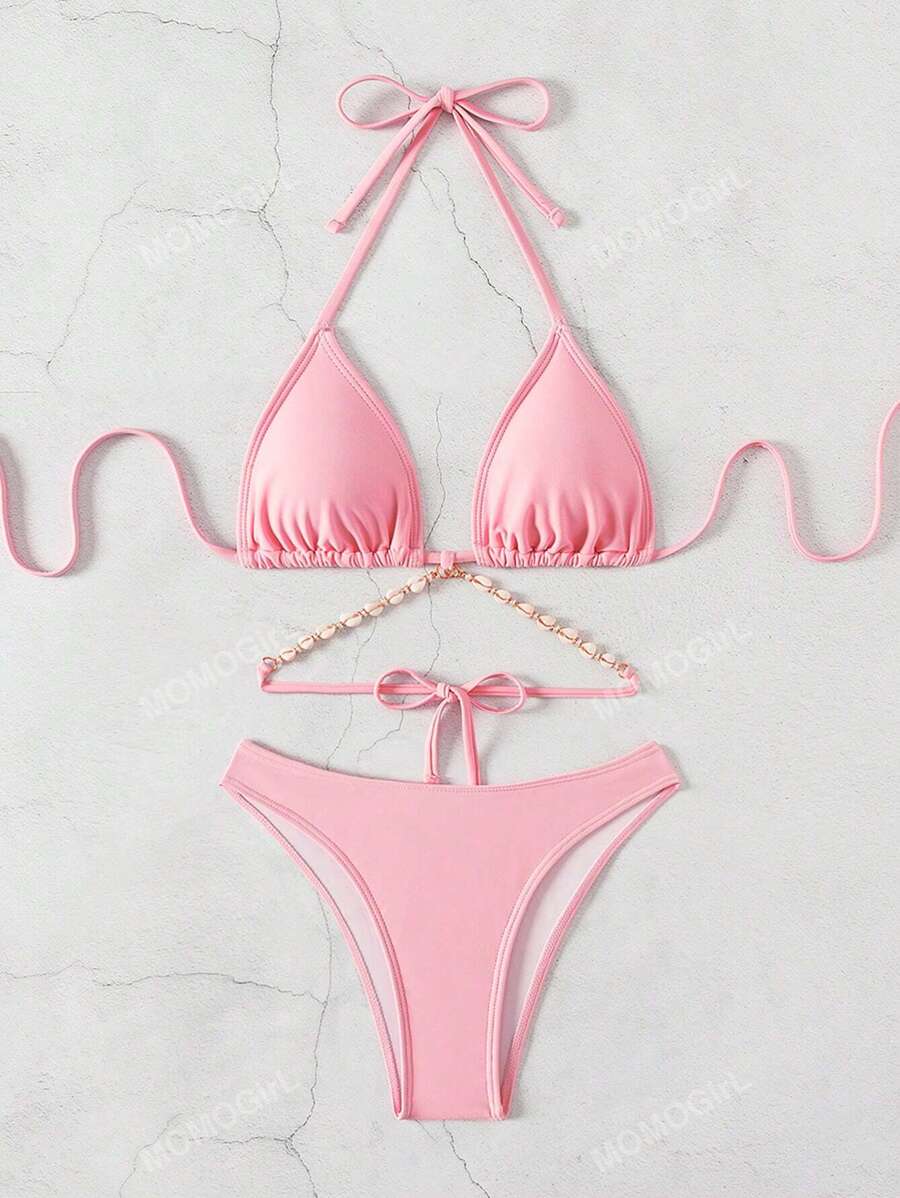 Zincir Detaylı Bikini Takımı