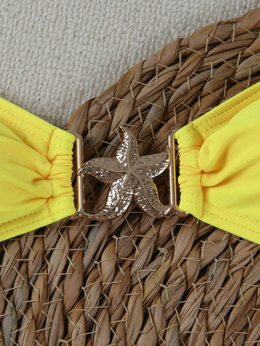 Seksi Bandeau Bikini Takımı
