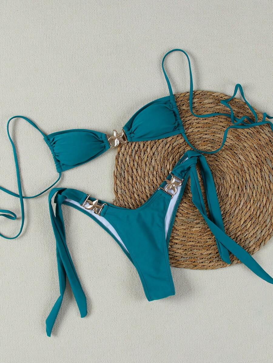 Seksi Bandeau Bikini Takımı