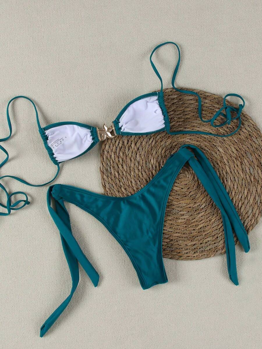 Seksi Bandeau Bikini Takımı