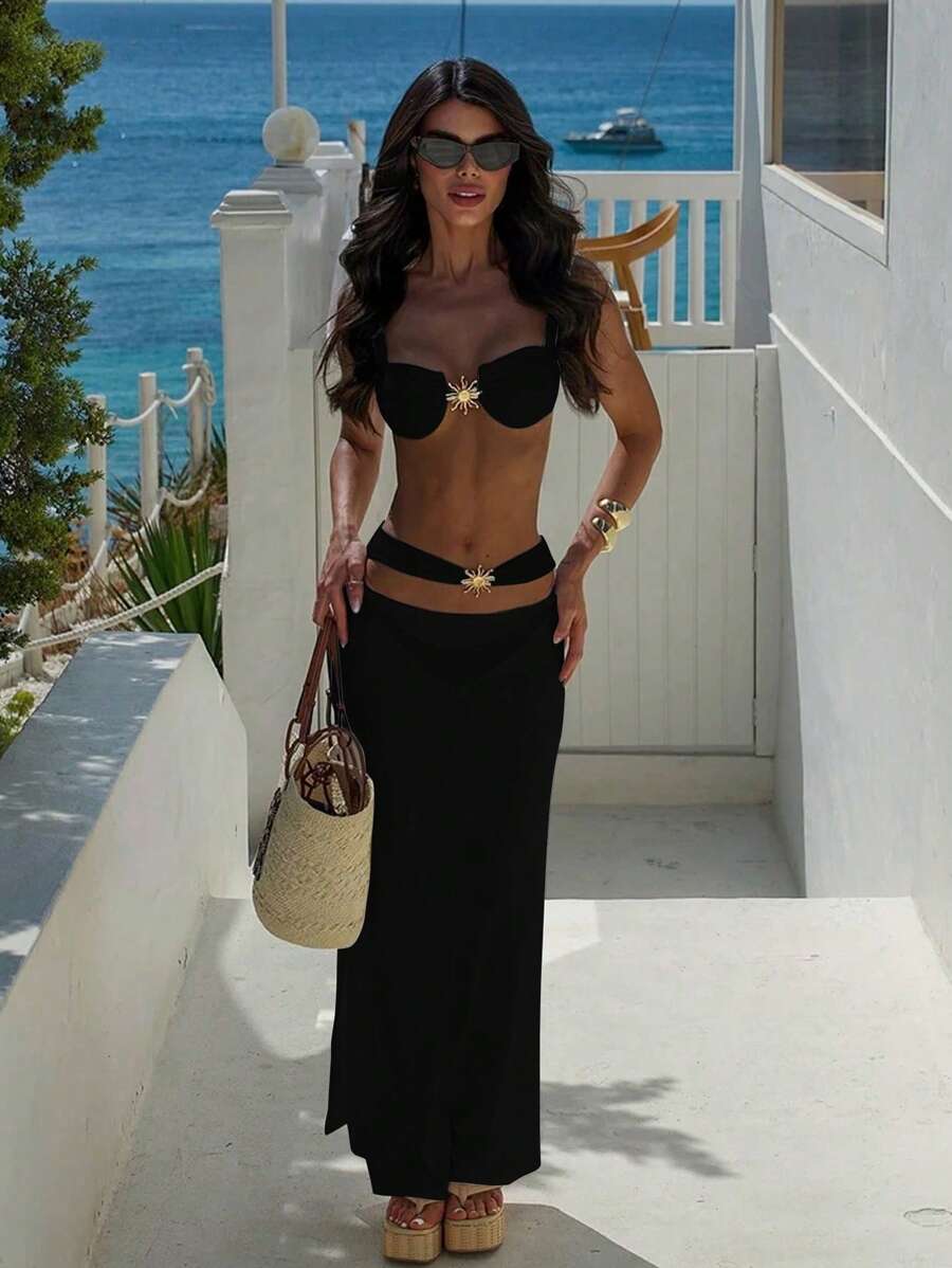 3 Parça Seksi Bikini Takımı