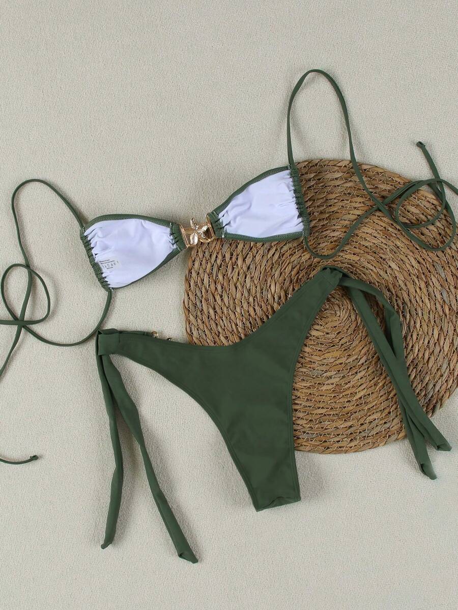 Seksi Bandeau Bikini Takımı