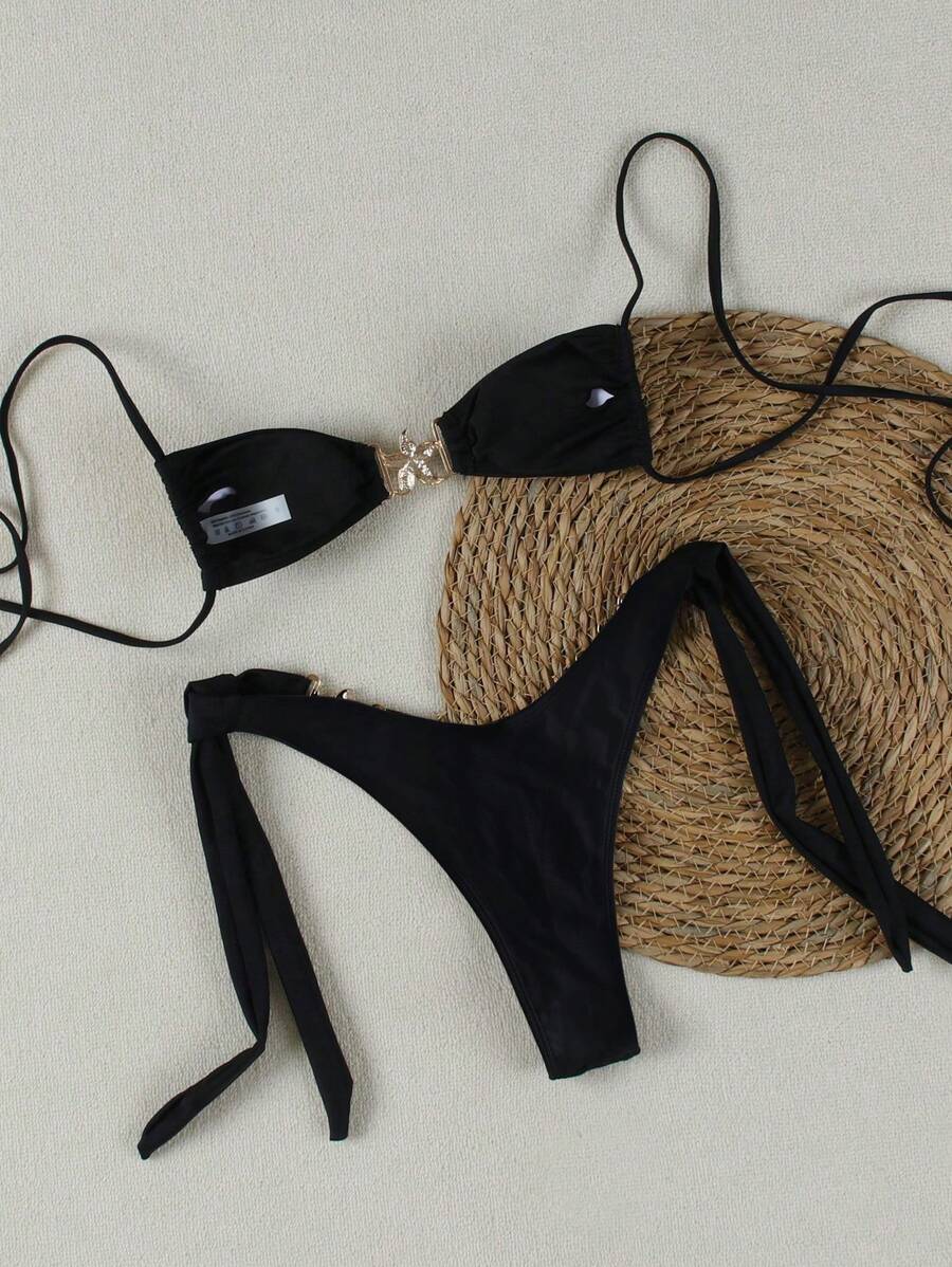 Seksi Bandeau Bikini Takımı