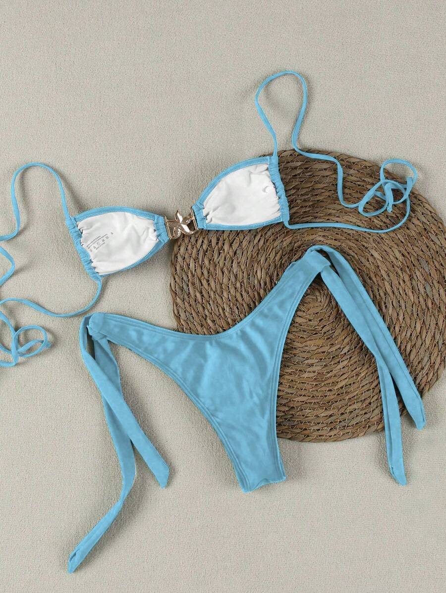 Seksi Bandeau Bikini Takımı