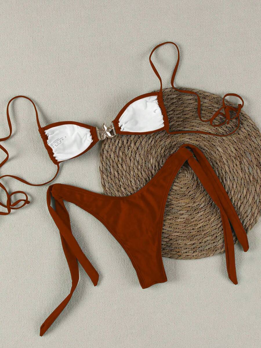 Seksi Bandeau Bikini Takımı