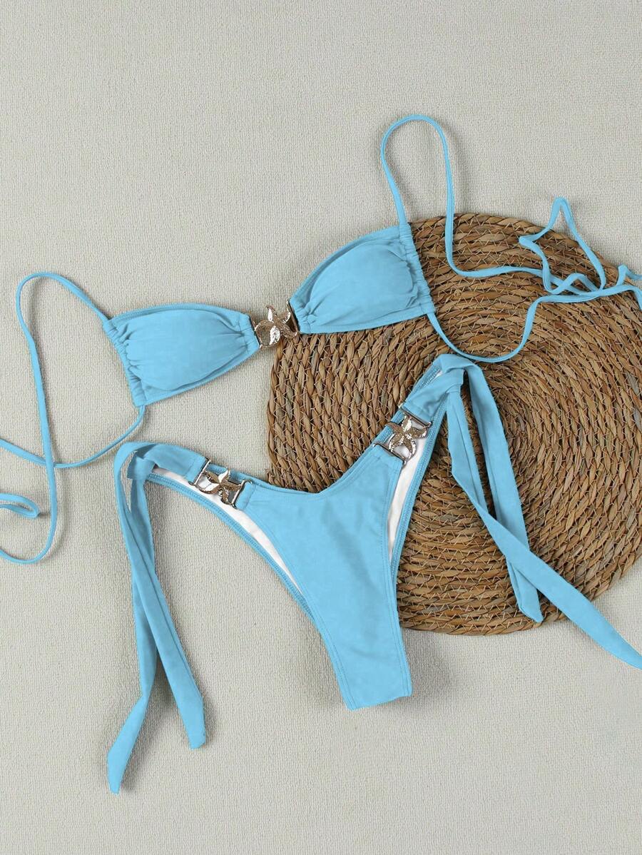 Seksi Bandeau Bikini Takımı