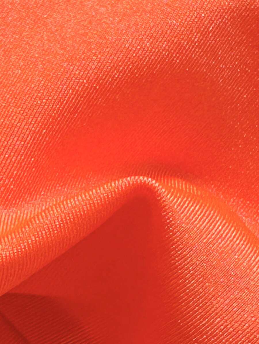 Pembe Straplez Bağcıklı Metal Detaylı Bikini Takımı