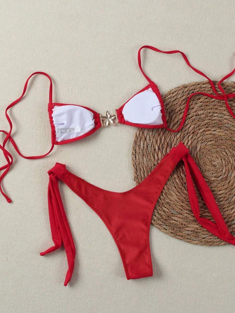 Seksi Bandeau Bikini Takımı