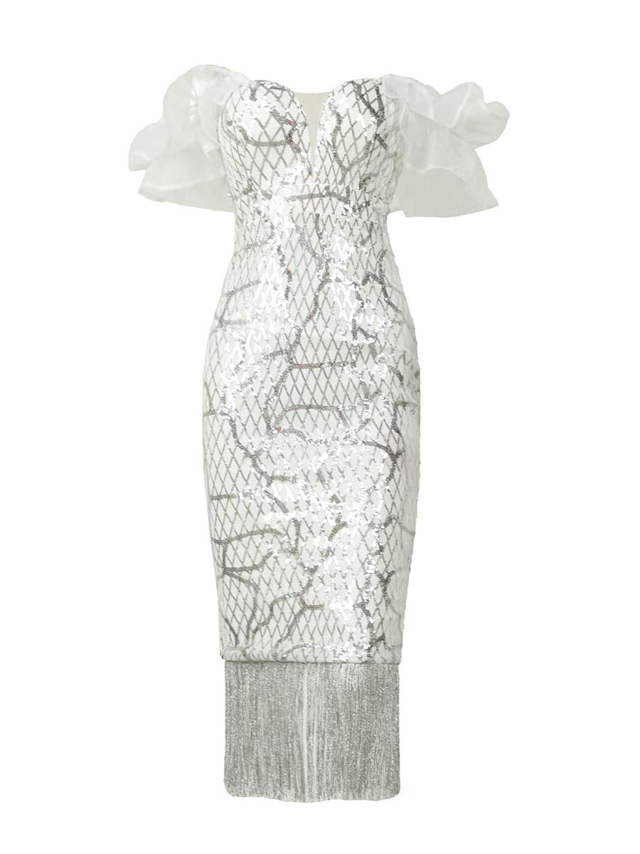 Beryl Tassel Midi Dress