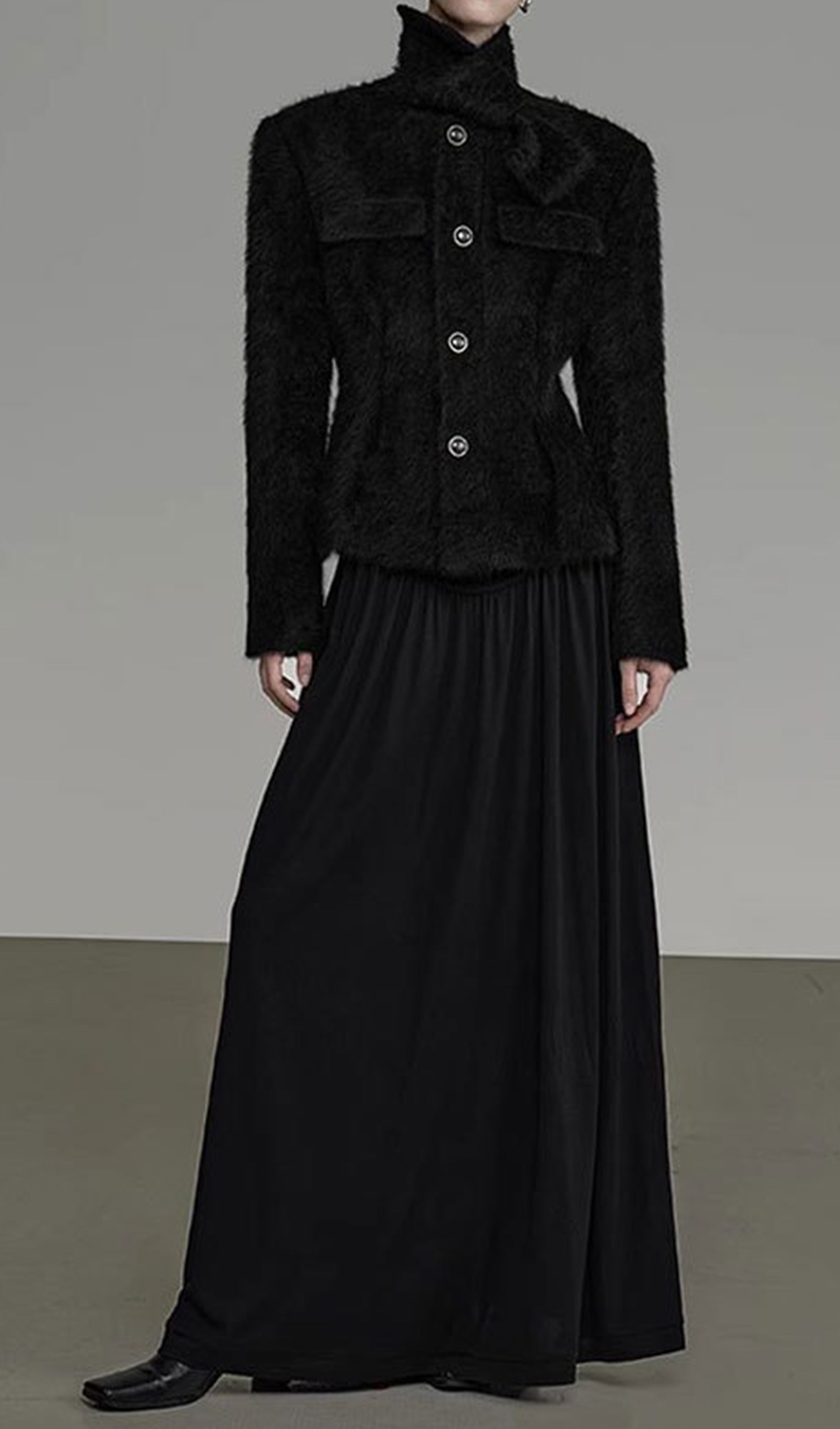 Furry Cardigan Coat