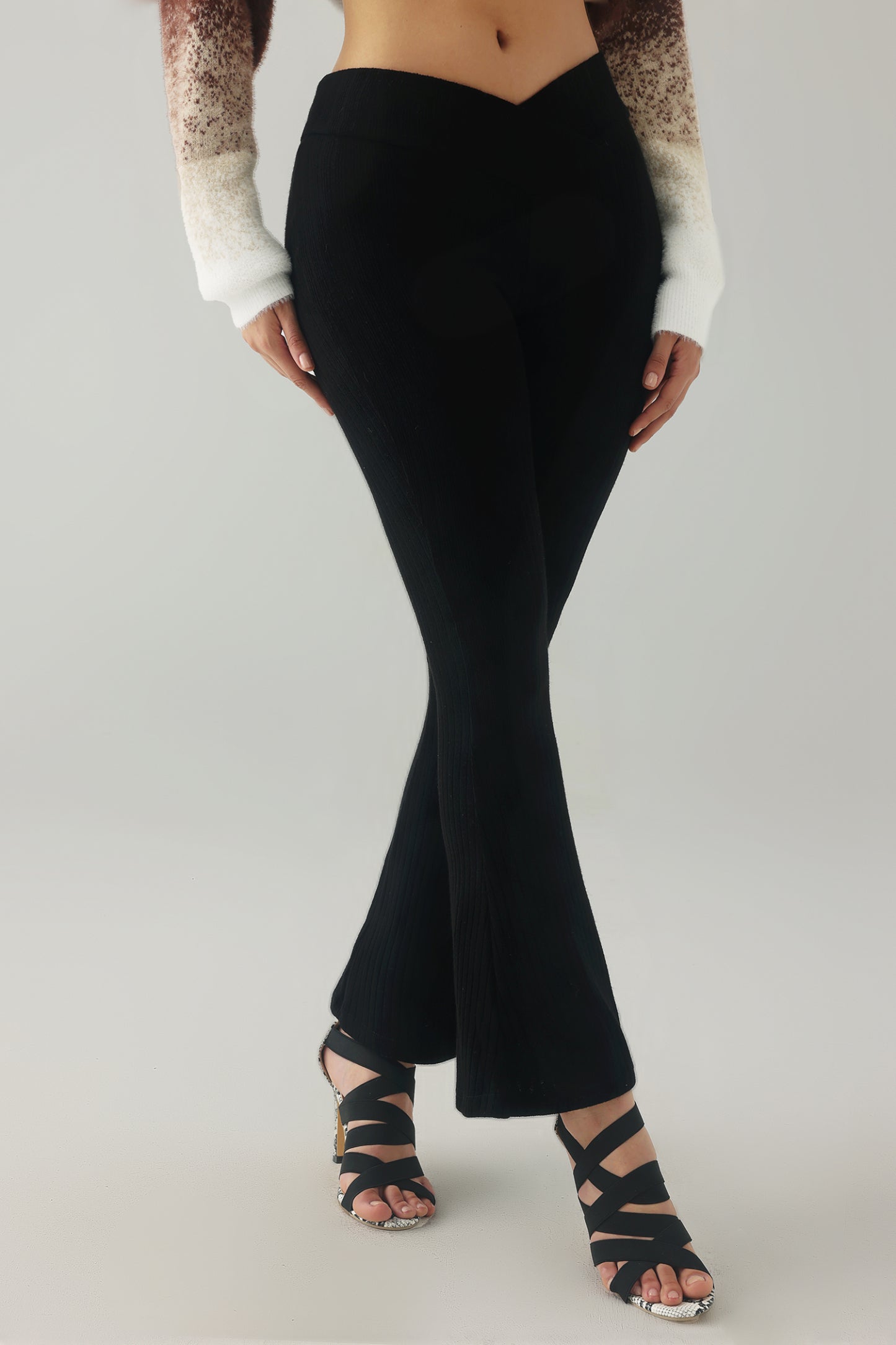 Lilith Knitted Trousers - Black