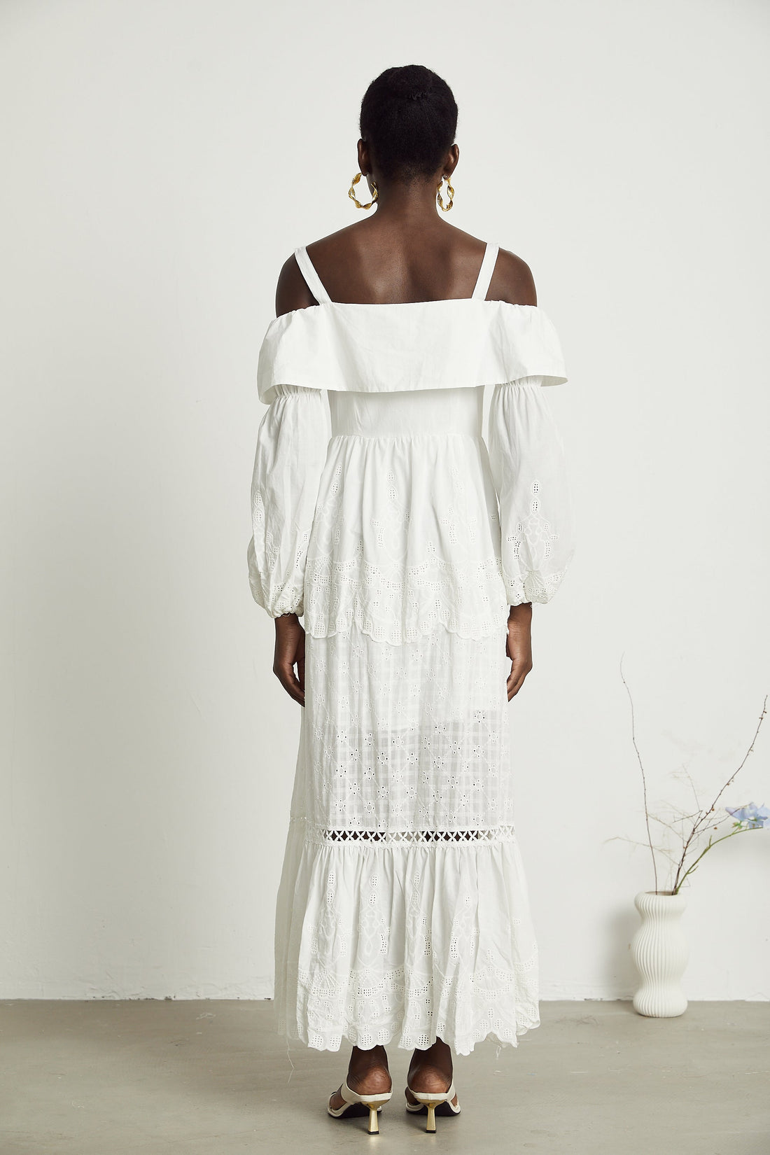 Lisette Lace Midi Dress