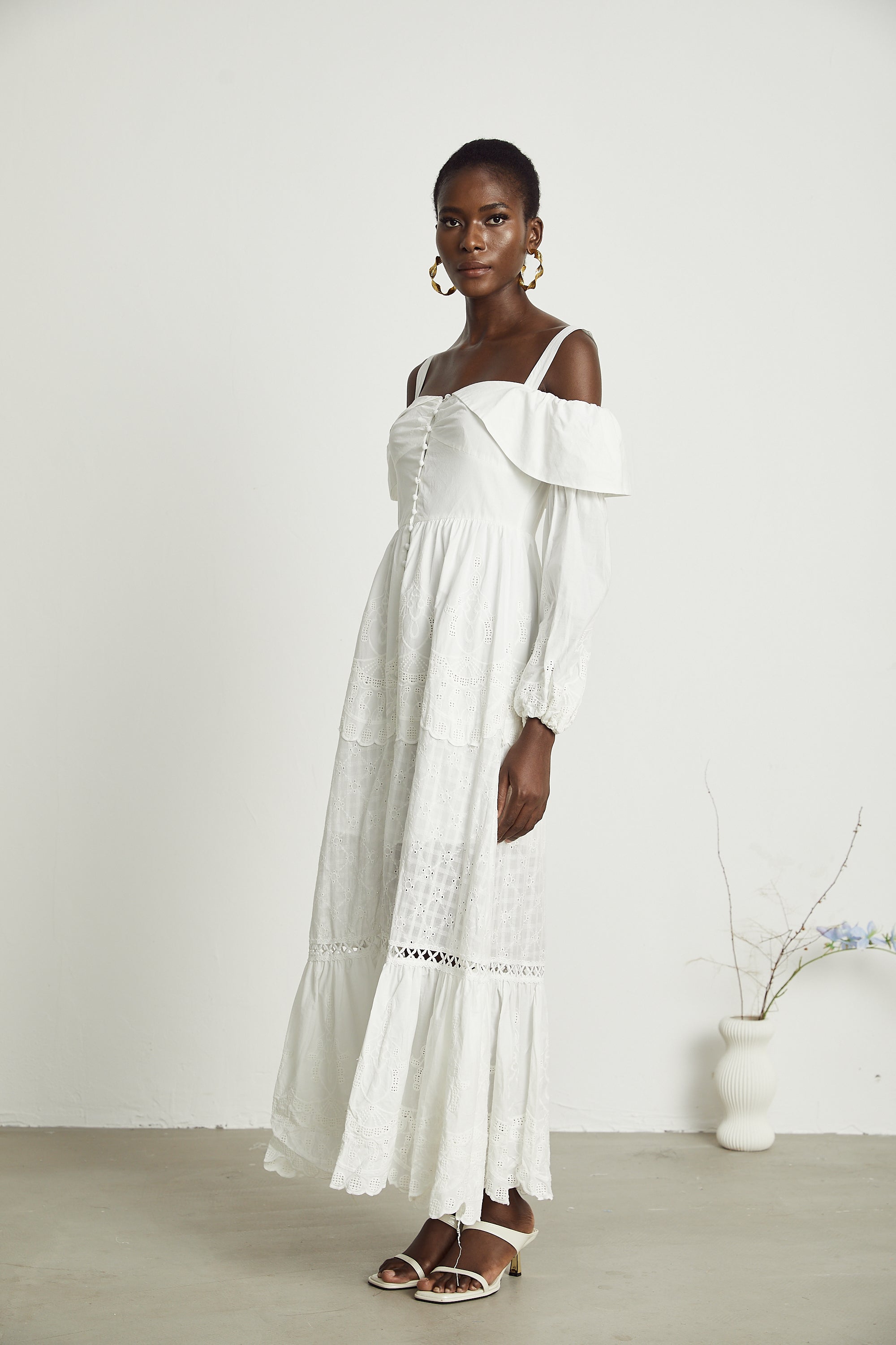 Lisette Spitzen-Midikleid