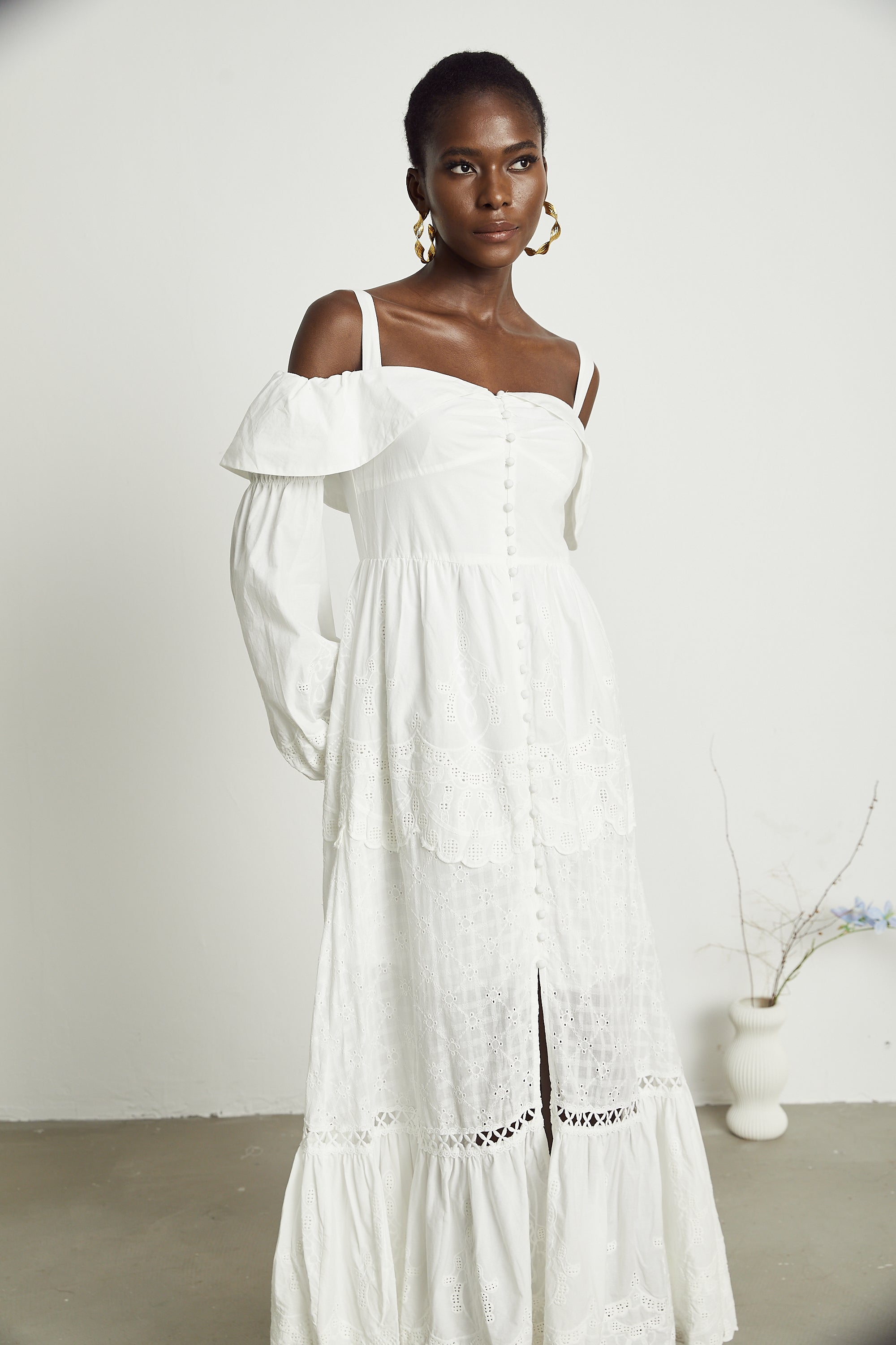 Lisette Spitzen-Midikleid