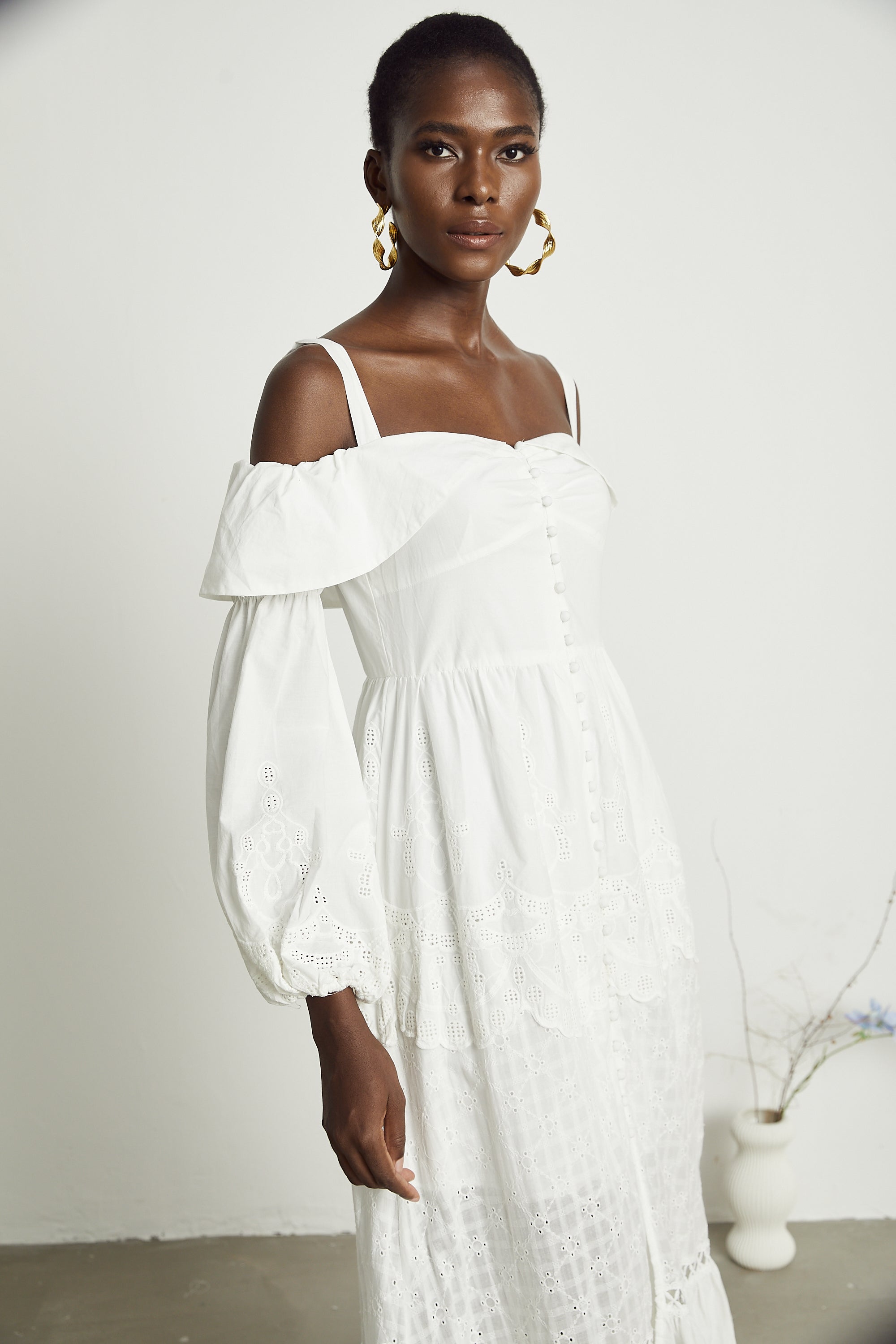 Lisette Spitzen-Midikleid