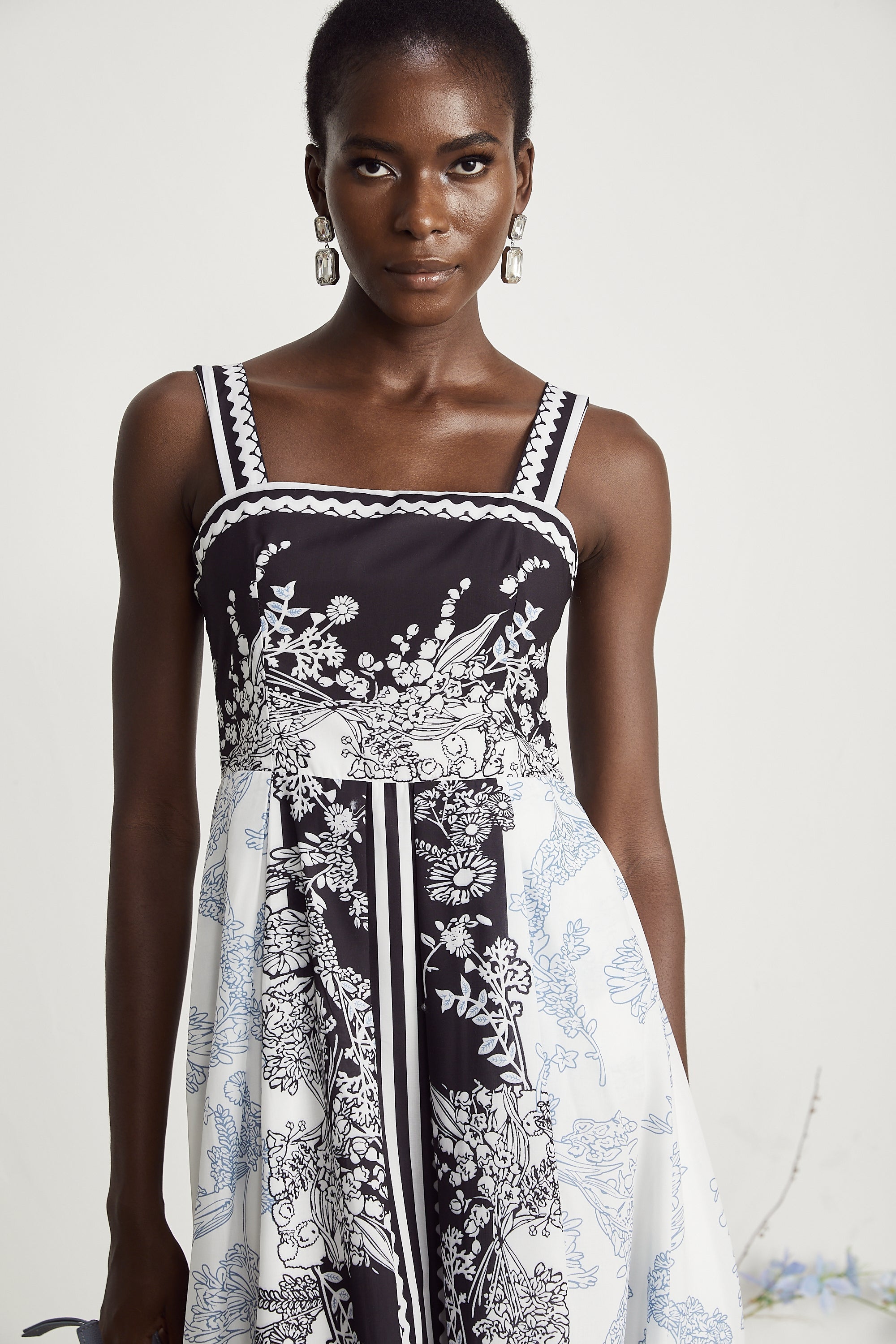 Antibes Midikleid mit Grafikprint