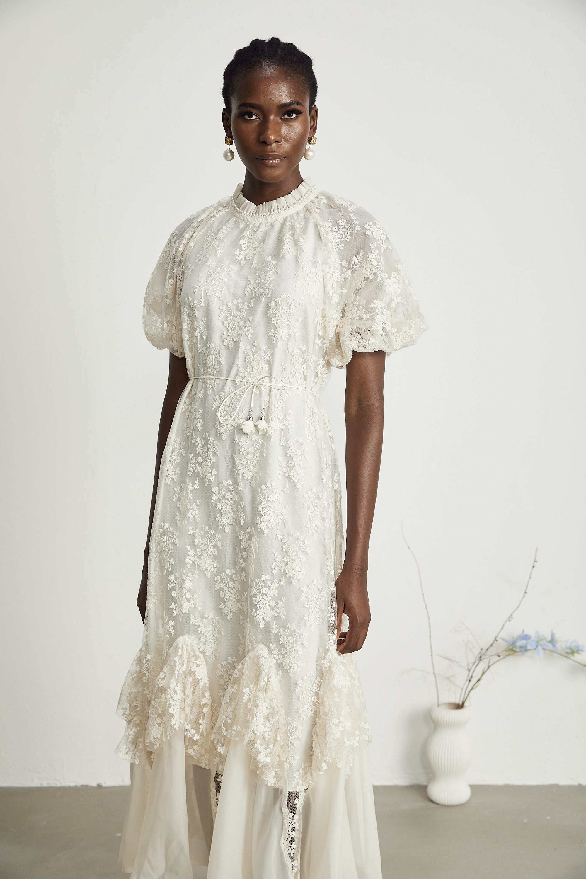 coralie silver dress I AM GIA