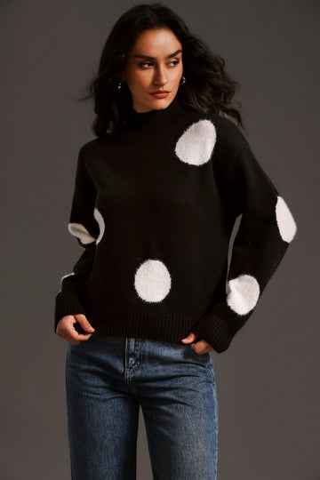 High Neck Long Sleeve Top