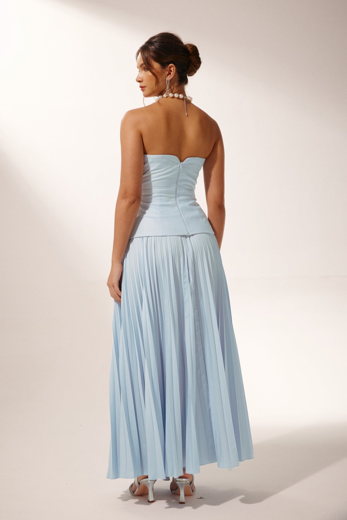 Beatrice Cut-Out Pleated Maxi Set