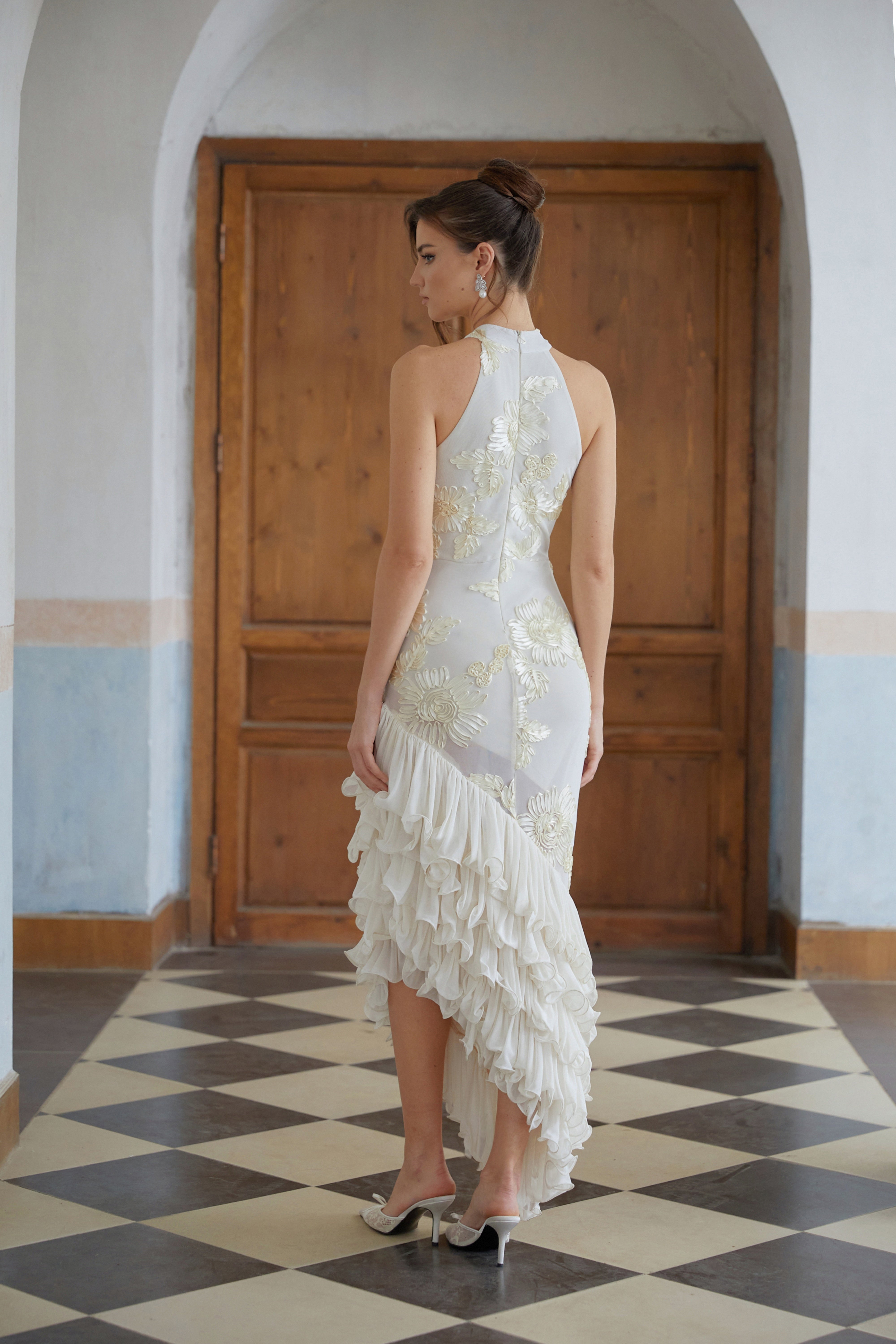 Theoline Midi Elbise