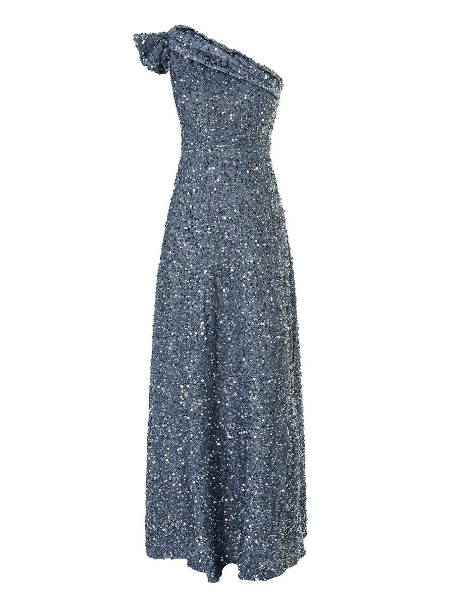 Fayre One-Shoulder-Maxikleid