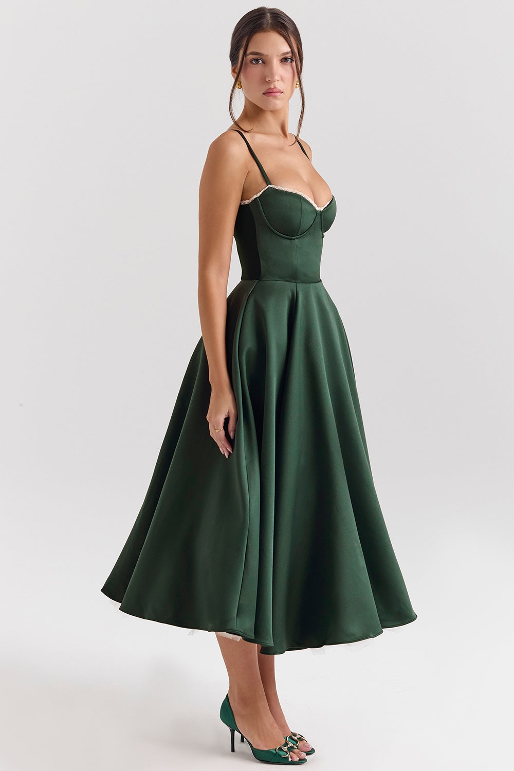 Mademoiselle Midikleid - Grün 