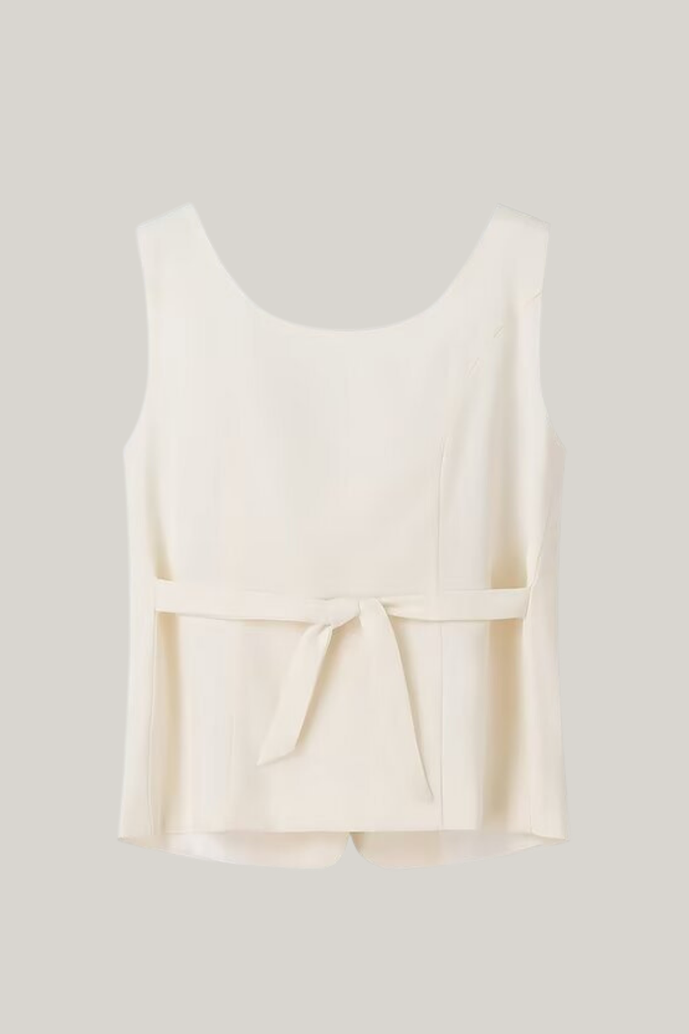 Cynthia U-Neck Vest with Floral Applique