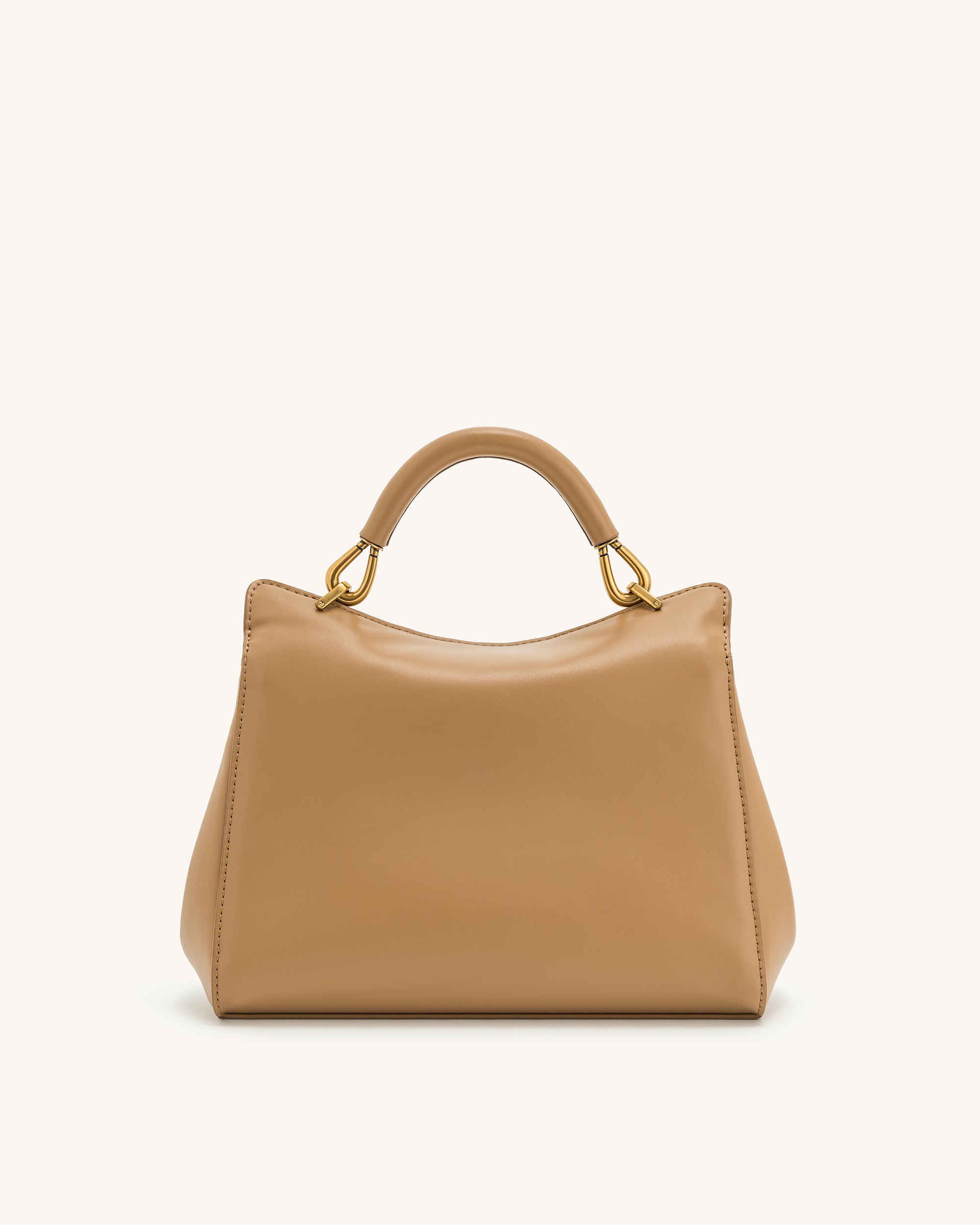 Lucia Classic Henkeltasche – Braun (Veganes Leder)