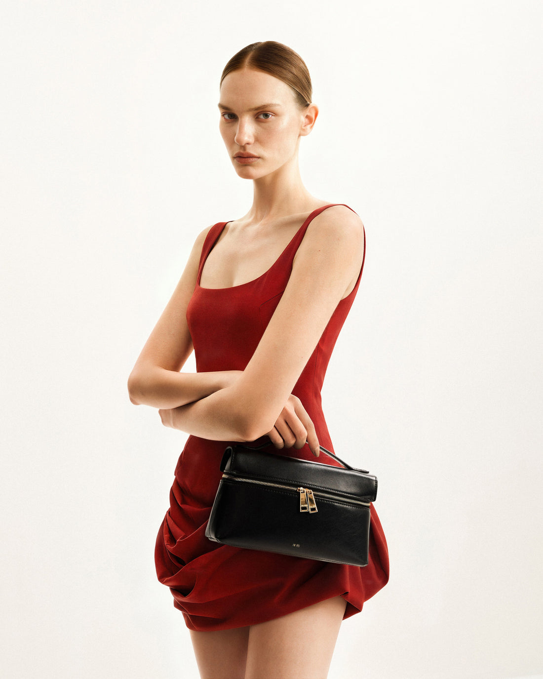 Thea Top Handle Çanta – Siyah (Vegan Deri)