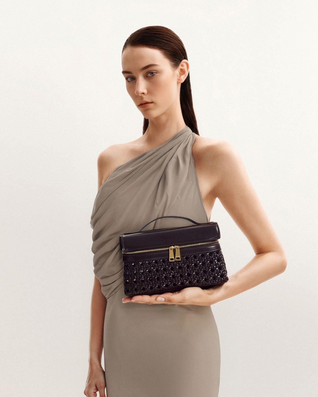 Thea Top Handle Çanta – Koyu Bordo (Vegan Deri)