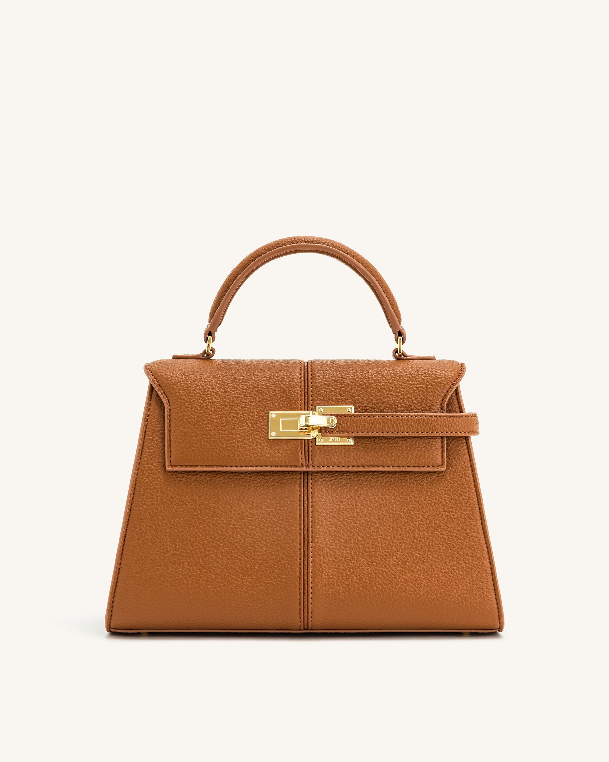 Große Elise Henkeltasche – Braun